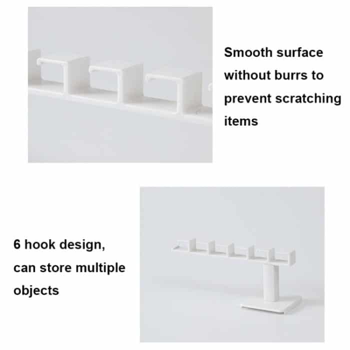 Punch-freies Partition L-förmigen Stirnband und Haar Zubehör Lagerung Rack Hut Lagerung Regal – Bild 3