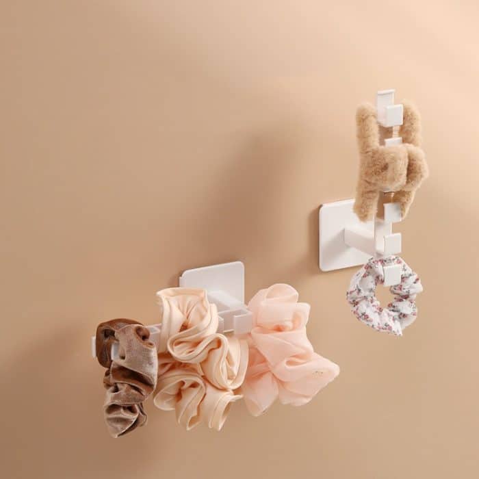 Punch-freies Partition L-förmigen Stirnband und Haar Zubehör Lagerung Rack Hut Lagerung Regal – Bild 5