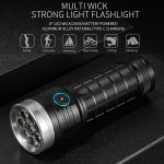 Aluminium Ring 8 Löcher Gerade Taschenlampe Outdoor Camping Taschenlampe, W5185 – Bild 2