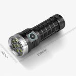 Aluminium Ring 8 Löcher Gerade Taschenlampe Outdoor Camping Taschenlampe, W5185 – Bild 12