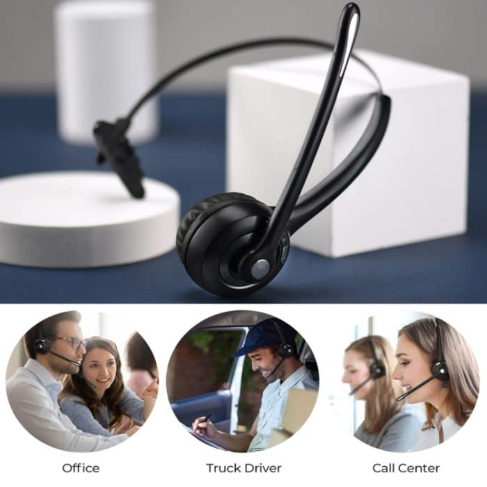 Bluetooth 5.0 Mono Kabelloses Business-Headset Kundenservice-Headset – Bild 6