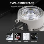 Outdoor Radfahren USB Aufladen Starkes Licht Hohe Helligkeit COB Scheinwerfer – Bild 6