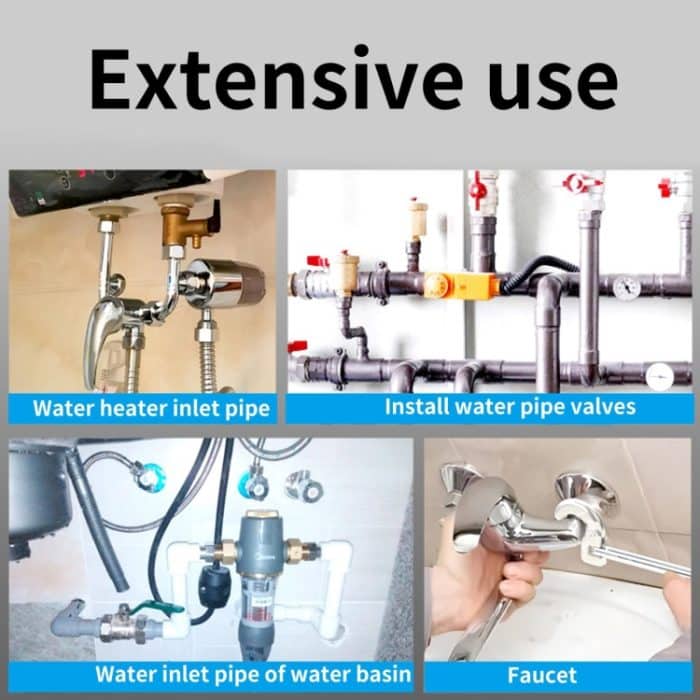 Multifunktionaler Waschbeckenschlüssel für heiße und kalte Wasserhähne – Bild 6