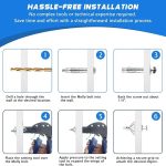 Halbautomatisches Hohl-Gecko-Spanner-Expansionsschraube Manuelles Installationswerkzeug, 72pcs /Set, Single – Bild 8