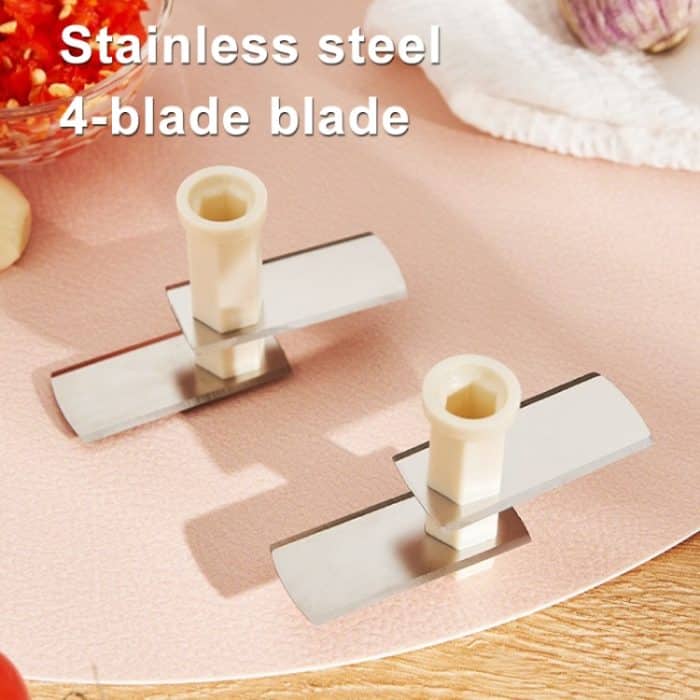 Handgeschobener Knoblauchschneider Manuelle Küchenmaschine Gemüseschneider – Bild 7