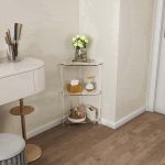 Polygonaler 3-stufiger Ecktisch aus Acryl für die Wandmontage im Wohnzimmer, Küche und Badezimmer, YX140 – Bild 2