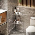 Polygonaler 3-stufiger Ecktisch aus Acryl für die Wandmontage im Wohnzimmer, Küche und Badezimmer, YX140 – Bild 6