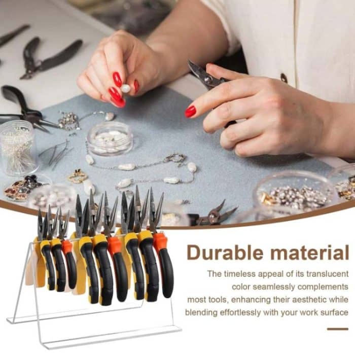 Acryl-Schmuckzangen-Organizer, multifunktionales Werkzeug-Ausstellungsregal, YX138 – Bild 6