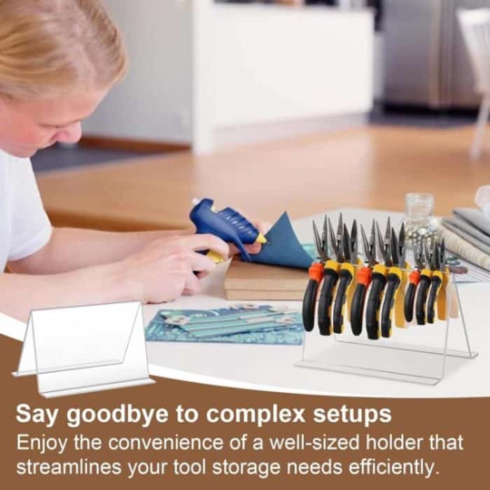 Acryl-Schmuckzangen-Organizer, multifunktionales Werkzeug-Ausstellungsregal, YX138 – Bild 7