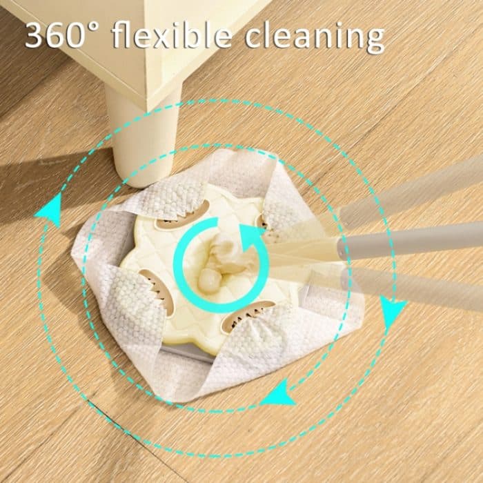 Elektrostatische Staubentfernung, Gesichtstuch aus Papier, spezielles Mopp-Reinigungswerkzeug, 1-section Pole Green, 1-section Pole Cream White, 4-section Pole Green, 4-section Pole Cream White – Bild 6