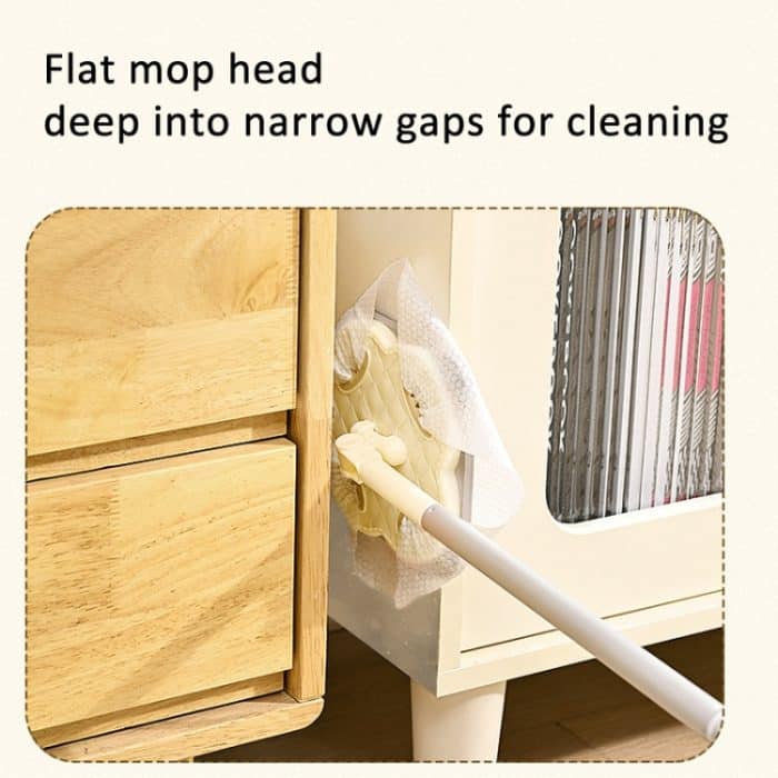 Elektrostatische Staubentfernung, Gesichtstuch aus Papier, spezielles Mopp-Reinigungswerkzeug, 1-section Pole Green, 1-section Pole Cream White, 4-section Pole Green, 4-section Pole Cream White – Bild 7