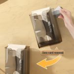 Tissue-Box-Halter mit Saugnapf Wandmontierte Tissue-Box-Abdeckung – Bild 5