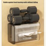 Tissue-Box-Halter mit Saugnapf Wandmontierte Tissue-Box-Abdeckung – Bild 6