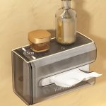 Tissue-Box-Halter mit Saugnapf Wandmontierte Tissue-Box-Abdeckung – Bild 7