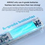 Tragbares, handgeführtes Punktschweißgerät mit Lithiumbatterie und Nickelblech von AwithZ mit Farbbildschirm – Bild 4