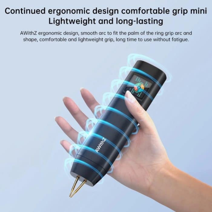 Tragbares, handgeführtes Punktschweißgerät mit Lithiumbatterie und Nickelblech von AwithZ mit Farbbildschirm – Bild 5