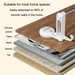 Saugnapf Handtuchhalter Home rotierenden Regal Küche Bad Lagerung Aufhänger beweglichen Haken – Bild 12