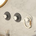 5 stücke Starke Nicht-Markierende Klebe Haken Nagel-Freies Klebrige Haken Badezimmer Tür Wand Kleiderbügel – Bild 2