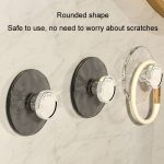 5 stücke Starke Nicht-Markierende Klebe Haken Nagel-Freies Klebrige Haken Badezimmer Tür Wand Kleiderbügel – Bild 4