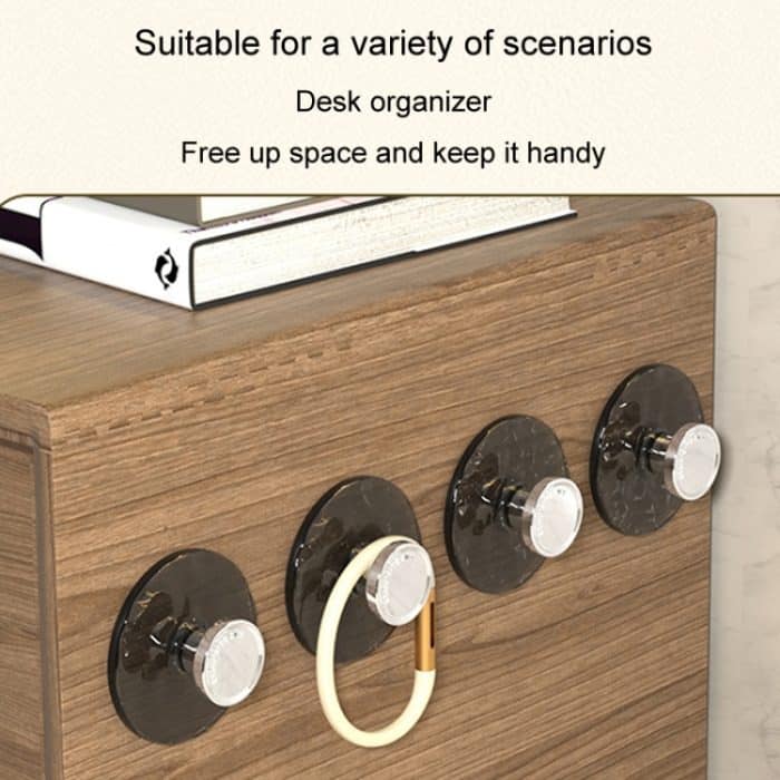 5 stücke Starke Nicht-Markierende Klebe Haken Nagel-Freies Klebrige Haken Badezimmer Tür Wand Kleiderbügel – Bild 5