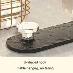 5 stücke Starke Nicht-Markierende Klebe Haken Nagel-Freies Klebrige Haken Badezimmer Tür Wand Kleiderbügel – Bild 6