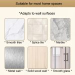 5 stücke Starke Nicht-Markierende Klebe Haken Nagel-Freies Klebrige Haken Badezimmer Tür Wand Kleiderbügel – Bild 9