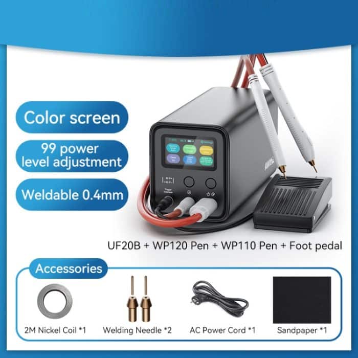 AWithZ Energiespeicherkondensator 18650 Lithiumbatterie DIY Nickelblech-Punktschweißgerät, EU Plug, US Plug, UK Plug – Bild 2