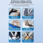 AWithZ Energiespeicherkondensator 18650 Lithiumbatterie DIY Nickelblech-Punktschweißgerät, EU Plug, US Plug, UK Plug – Bild 8