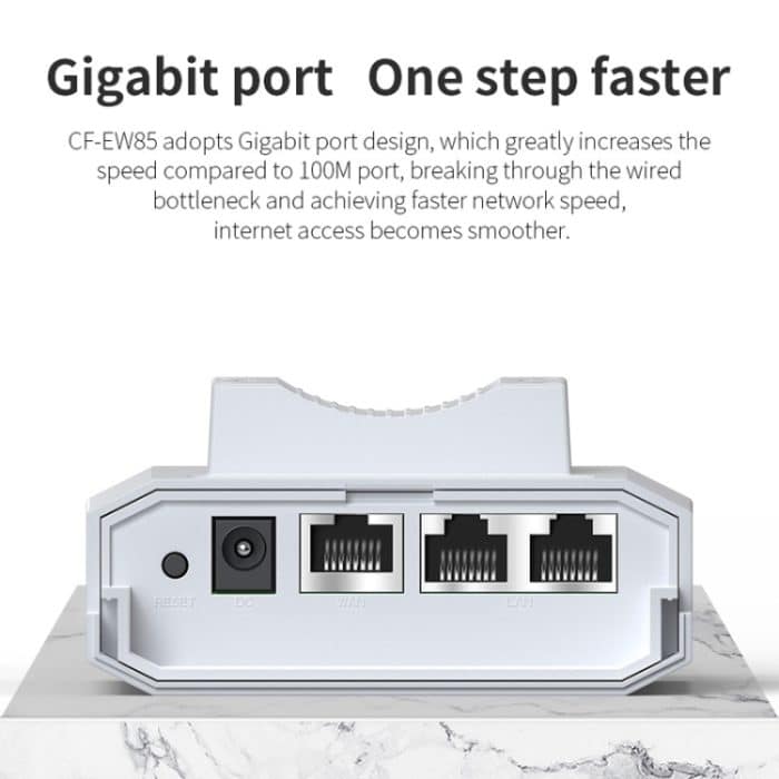 COMFAST CF-EW85 1300Mbps 2,4G/5,8G Gigabit Wireless AP Signalverstärker unterstützt DC/POE Stromversorgung, US Plug, EU Plug, UK Plug, AU Plug – Bild 7