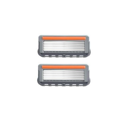 Nachfüllpackungen für Rasierer mit sechs Klingen und OpenBack-System für Männer, 2pcs /Pack, 4pcs /Pack