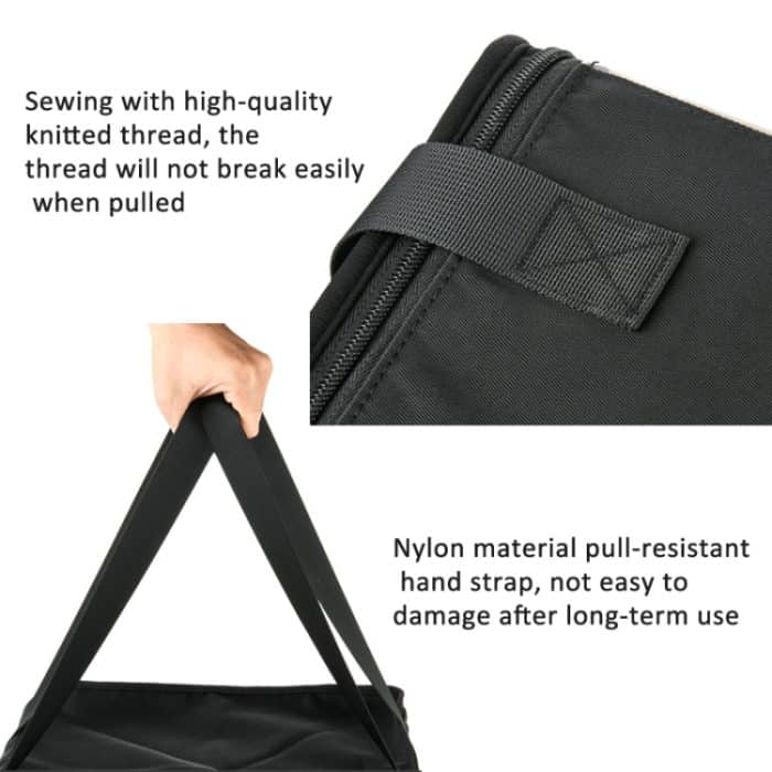 Transparente Aufbewahrungstasche für Schallplatten für bis zu 50 Vinylalben mit einer Größe von bis zu 12 Zoll, Vinyl Record Storage Bag – Bild 5