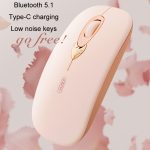 Inphic Q8 Gen 2 Bluetooth Maus Kabellose Leise Aufladen Büro Business Mädchen Laptop Maus – Bild 3