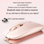 Inphic Q8 Gen 2 Bluetooth Maus Kabellose Leise Aufladen Büro Business Mädchen Laptop Maus – Bild 5