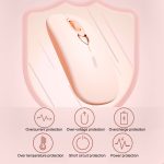 Inphic Q8 Gen 2 Bluetooth Maus Kabellose Leise Aufladen Büro Business Mädchen Laptop Maus – Bild 6