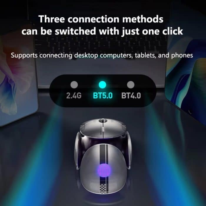 Inphic X2 Bluetooth Kabellose Maus Tri-Mode Leise Wiederaufladbare Büro Gaming Laptop Maus – Bild 4