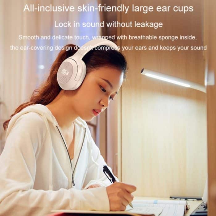 Inphic H1S Bluetooth-Kopfhörer, kabellos, Headset, FM-Hörtest, Hi-Res-Audio-Ohrhörer, Inphic H1S (Khaki) – Bild 9