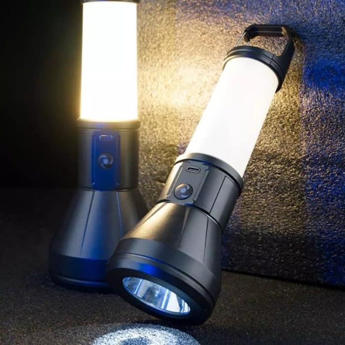 Doppelte Lichtquelle, Seitenlampe, Flutlicht, Taschenlampe, starkes Licht, weitreichende Aufnahmen, Campinglampe, E-SMARTER S02 Small, E-SMARTER S03 Large – Bild 11