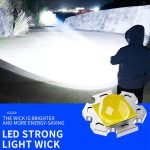 Doppelte Lichtquelle, Seitenlampe, Flutlicht, Taschenlampe, starkes Licht, weitreichende Aufnahmen, Campinglampe, E-SMARTER S02 Small, E-SMARTER S03 Large – Bild 9