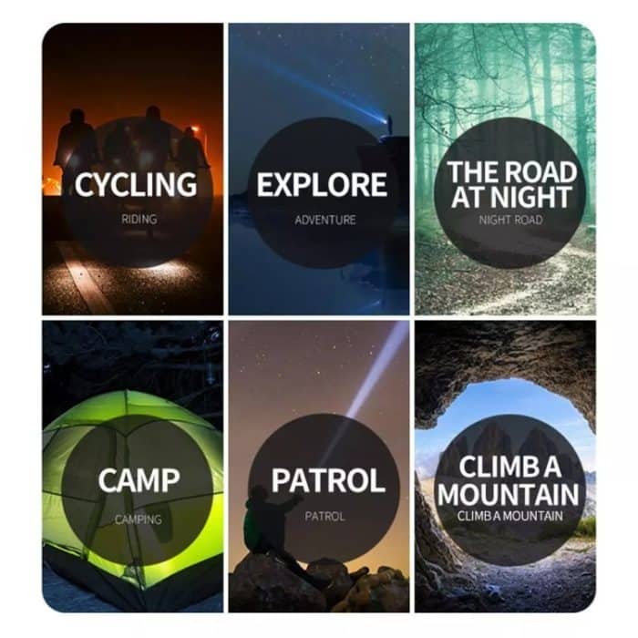 Doppelte Lichtquelle, Seitenlampe, Flutlicht, Taschenlampe, starkes Licht, weitreichende Aufnahmen, Campinglampe, E-SMARTER S02 Small, E-SMARTER S03 Large – Bild 10