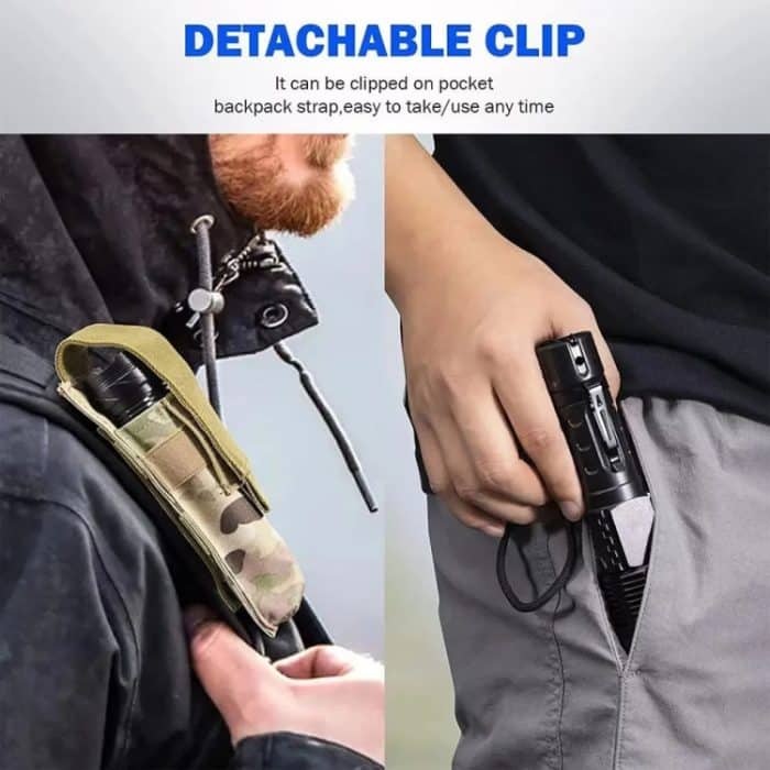 E-SMARTER A76 Teleskop Zoom COB Seite Licht Starke Licht Taschenlampe, P50 Bulb, White Laser – Bild 13