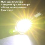 E-SMARTER A76 Teleskop Zoom COB Seite Licht Starke Licht Taschenlampe, P50 Bulb, White Laser – Bild 9