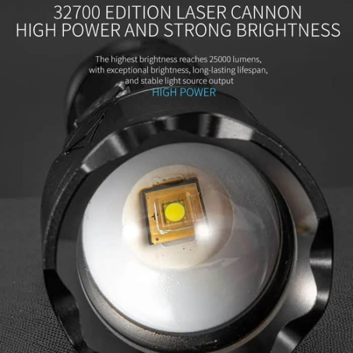 E-SMARTER A03 Laser 30W Tragbare Taschenlampe mit LCD-Display, A03 – Bild 7