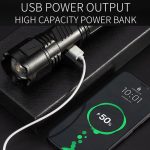 E-SMARTER A03 Laser 30W Tragbare Taschenlampe mit LCD-Display, A03 – Bild 8