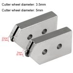 Glasschneidewerkzeug, Glasschneiderkopf, verstellbarer Weinflaschenschneider, 6mm 1-hole 3.5mm Blade Wheel, 3mm 2-hole 5mm Blade Wheel, 5mm 1-hole 5mm Blade Wheel, 3mm 2-hole 3.5mm Blade Wheel, 5mm 1-hole 3.5mm Blade Wheel – Bild 7