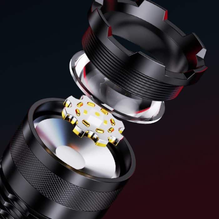 Outdoor-Taschenlampe mit hoher Helligkeit und Laser-Teleskop-Zoom, große Reichweite, E-SMARTER A55, E-SMARTER A56 – Bild 11