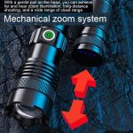 Outdoor-Taschenlampe mit hoher Helligkeit und Laser-Teleskop-Zoom, große Reichweite, E-SMARTER A55, E-SMARTER A56 – Bild 3