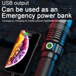 Outdoor-Taschenlampe mit hoher Helligkeit und Laser-Teleskop-Zoom, große Reichweite, E-SMARTER A55, E-SMARTER A56 – Bild 6