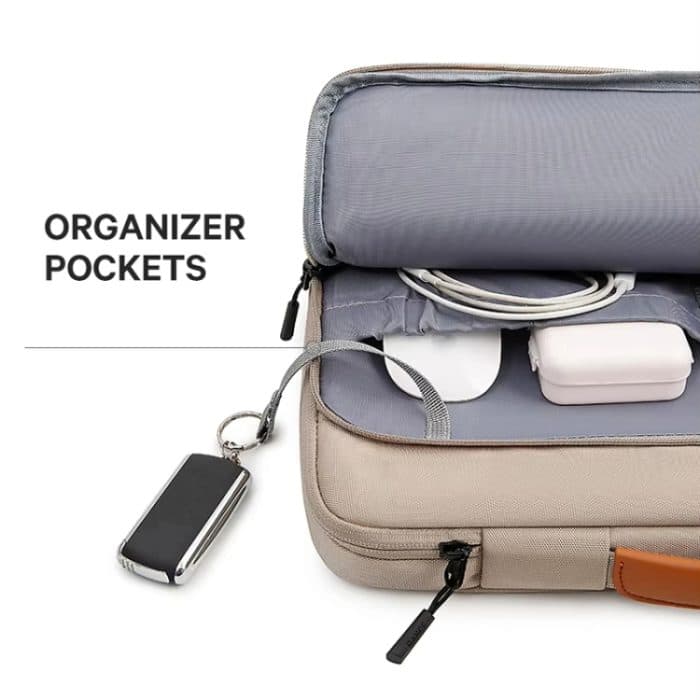 BANGE BG-6802 Laptoptasche Notebook Schutzhülle, Black Small, Khaki Small, Pink Small, Black Large, Khaki Large, Pink Large – Bild 6