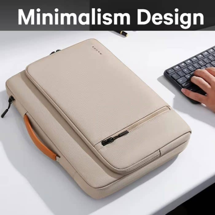 BANGE BG-6802 Laptoptasche Notebook Schutzhülle, Black Small, Khaki Small, Pink Small, Black Large, Khaki Large, Pink Large – Bild 10