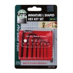 ProsKit 7-teiliges Set mit Mini-Inbusschlüsseln, 0,7–3 mm, L-förmiges Sechskant-Taschenwerkzeug